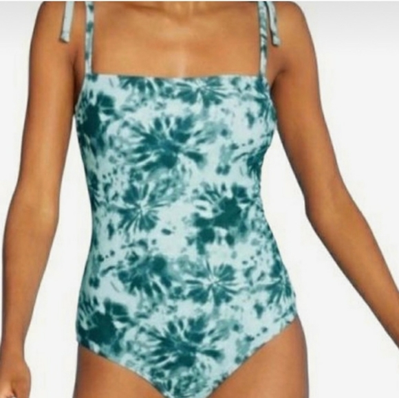 Kona Sol Other - NEW Kona Sol Aqua Green Tie Dye One Piece Swimsuit